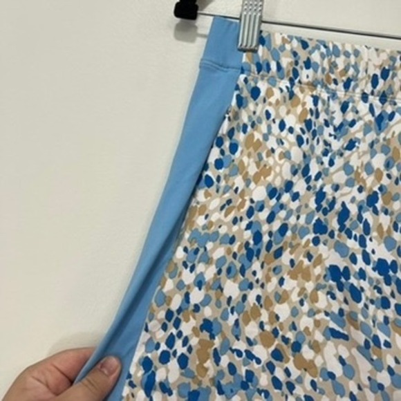 J Mclaughlin Briana Skort Small Small Catalina Cloth Athletic Stretch Blue Polka - Picture 2 of 7